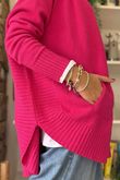 Charli Circle Knit Top Geranium 